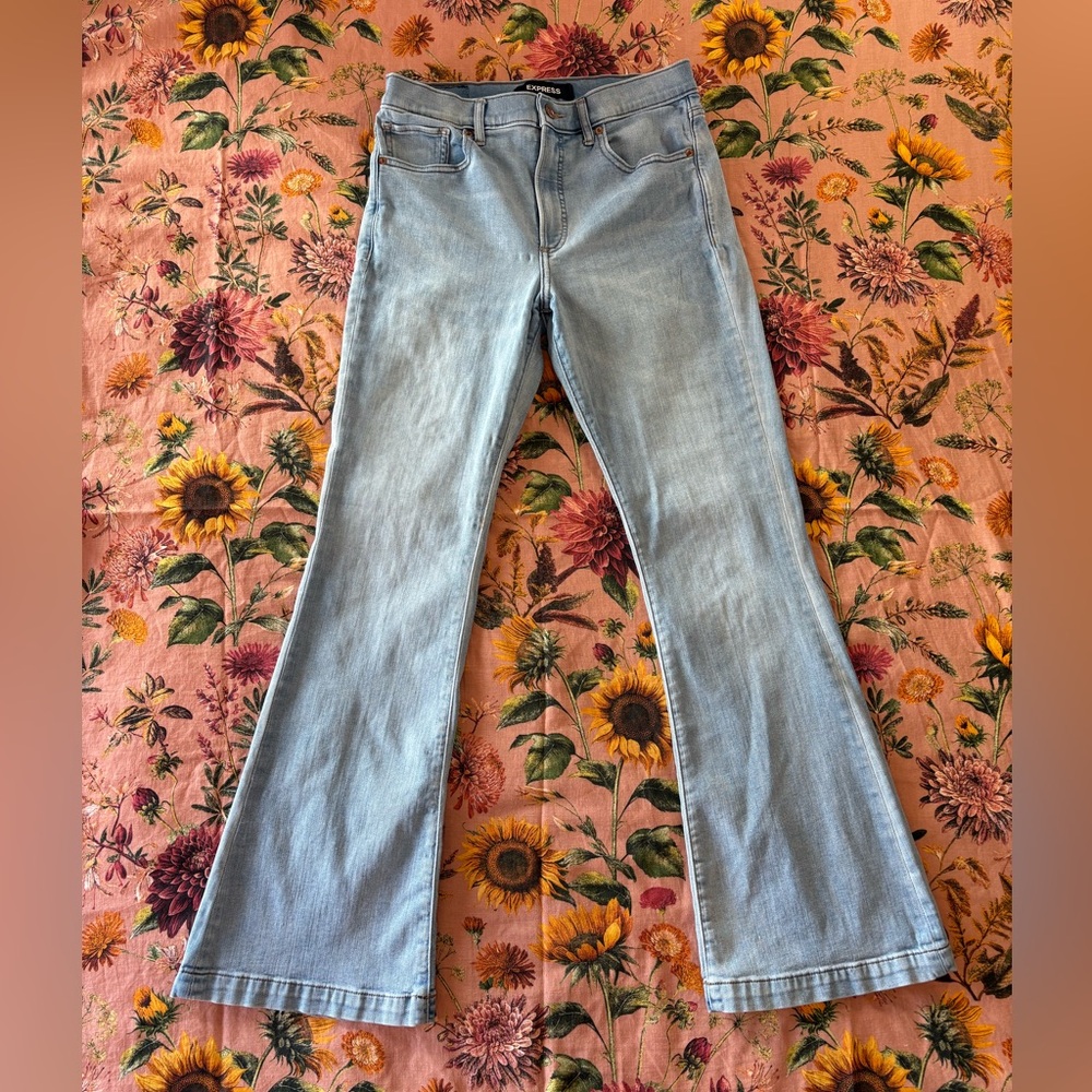 Express High Rise Slim Flare